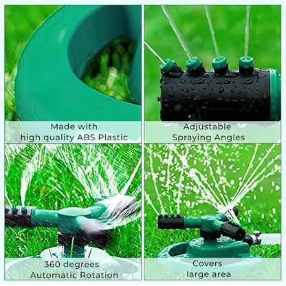 Garden Sprinkler 360 ° Rotating Water