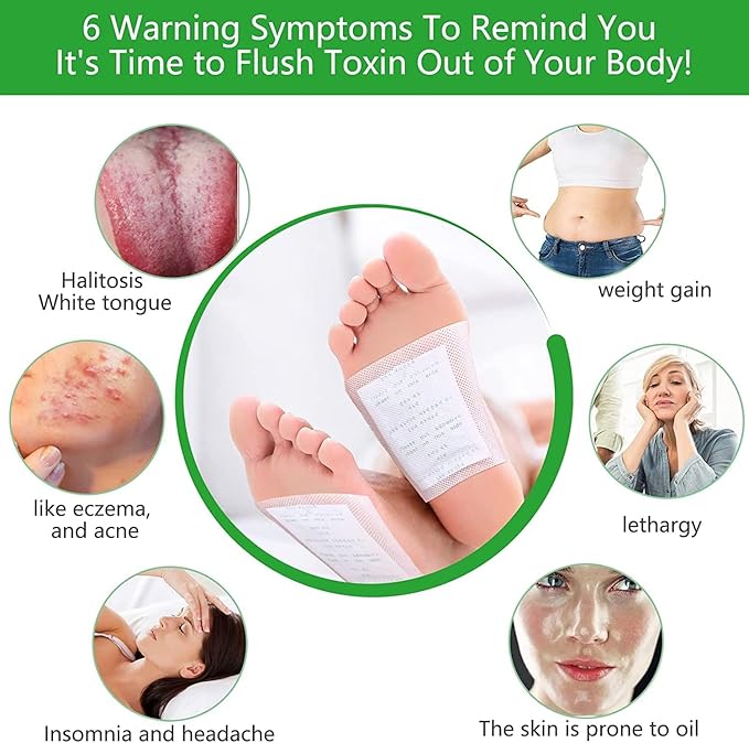🌿Herbal Premium Detox Foot Patches 🌿(Pack of 10): Buy1 Get 1 Free