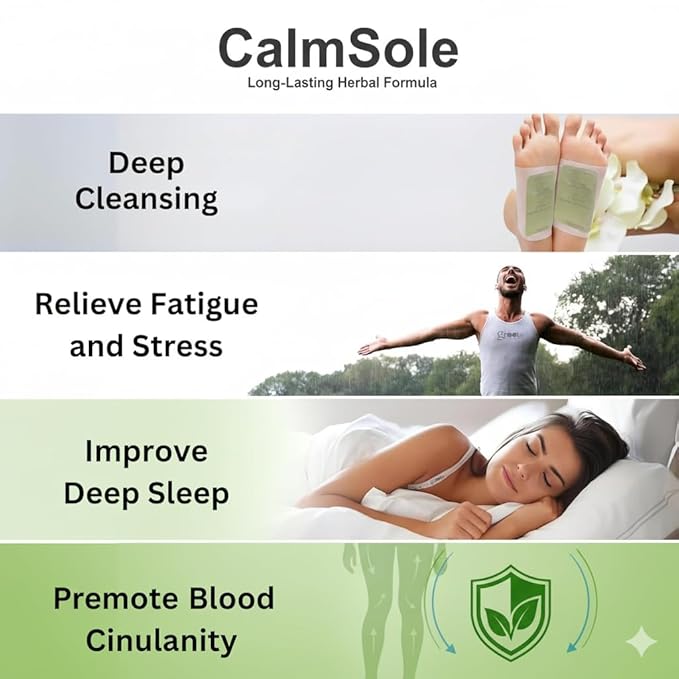 🌿Herbal Premium Detox Foot Patches 🌿(Pack of 10): Buy1 Get 1 Free