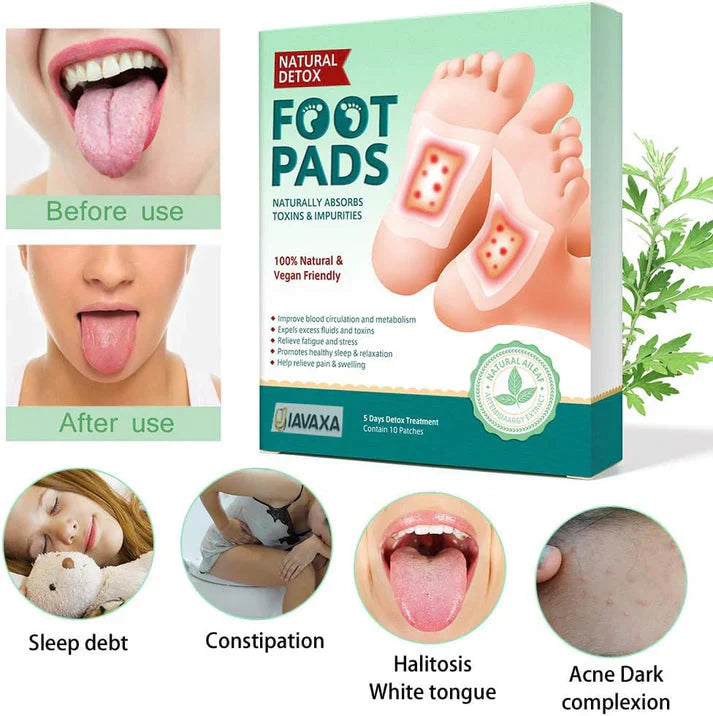 🌿Herbal Premium Detox Foot Patches 🌿(Pack of 10): Buy1 Get 1 Free